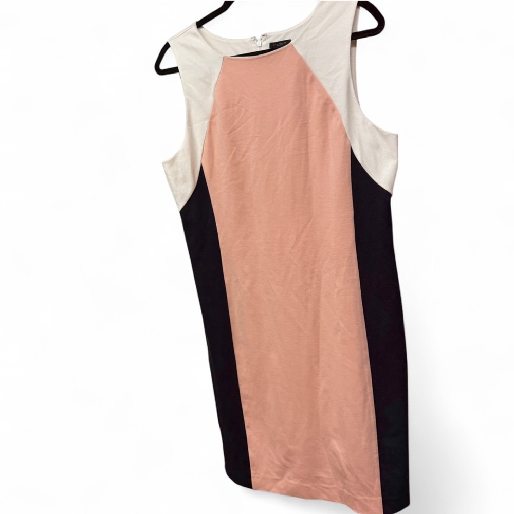 Ann Taylor Factory Colorblock Sheath Dress, Size 12 - Picture 4 of 10